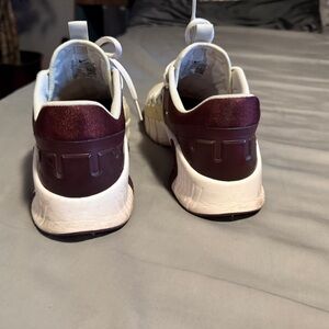 Nike Cream and Burgundy Sneakers